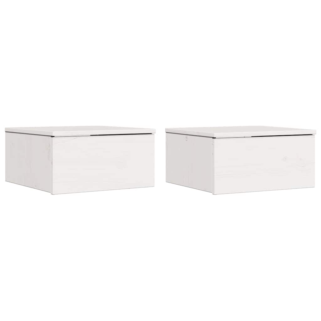 Mesa-de-cabeceira 2 unid. branco 37 x 35 x 18,5 cm