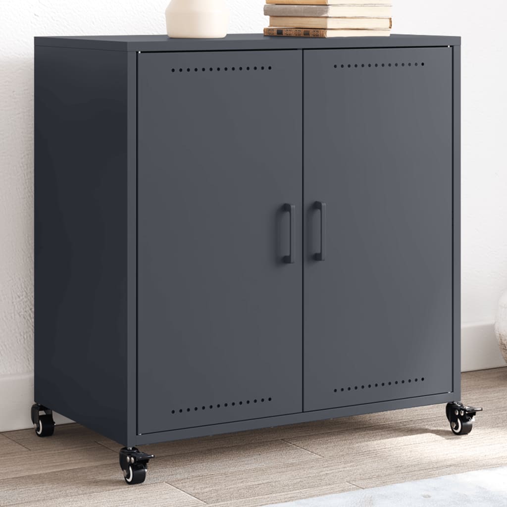 Aparador 68x39x72 cm aço antracite