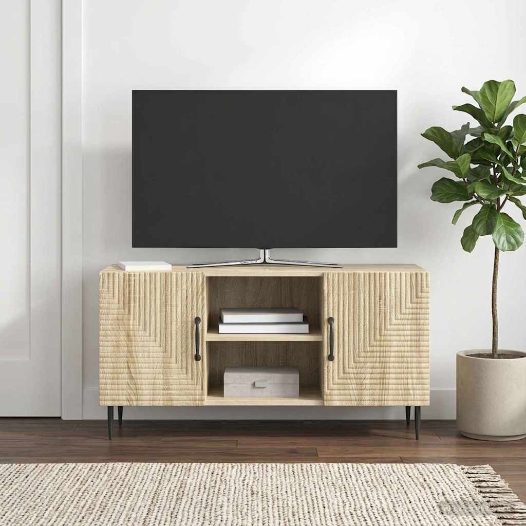 Gabinete para TV carvalho sonoma 102 x 34,5 x 50 cm