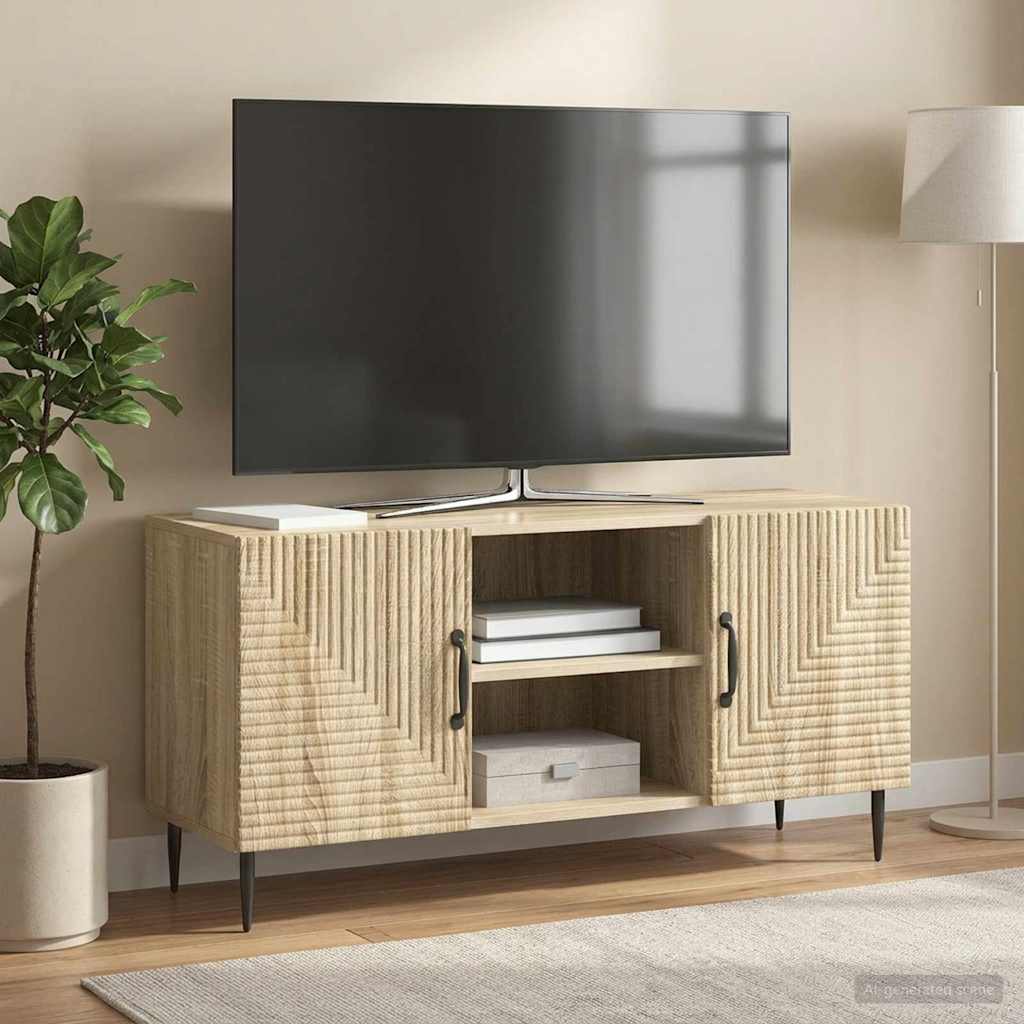 Gabinete para TV carvalho sonoma 102 x 34,5 x 50 cm