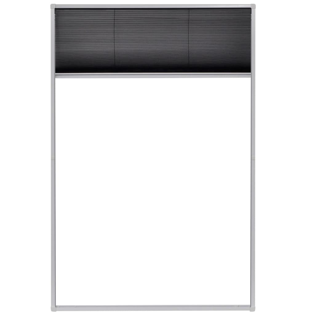 Tela anti-insetos plissada para janela alumínio 80x120 cm