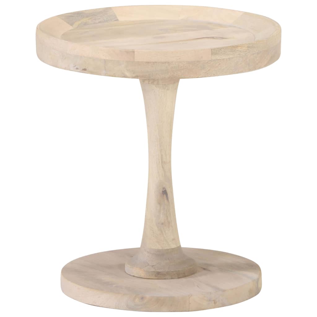 Mesa de apoio ø40x45 cm madeira de mangueira maciça