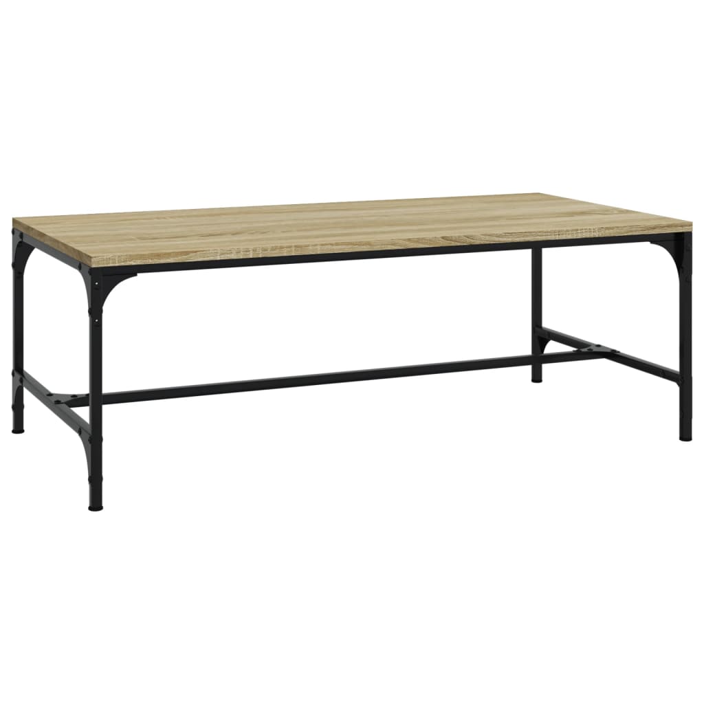 Mesa de centro 100x50x35 cm derivados madeira carvalho sonoma