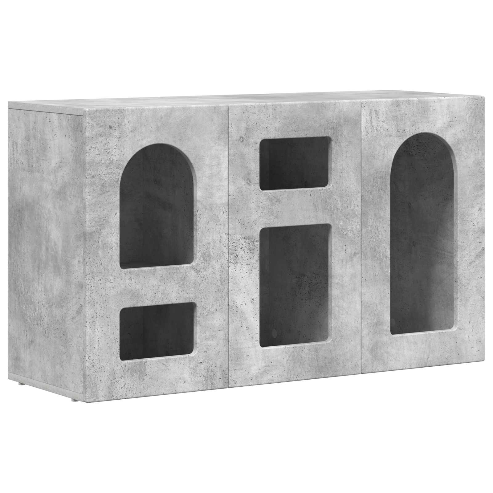 Buffet elst cinzento 100 x 35 x 59 cm derivados de madeira