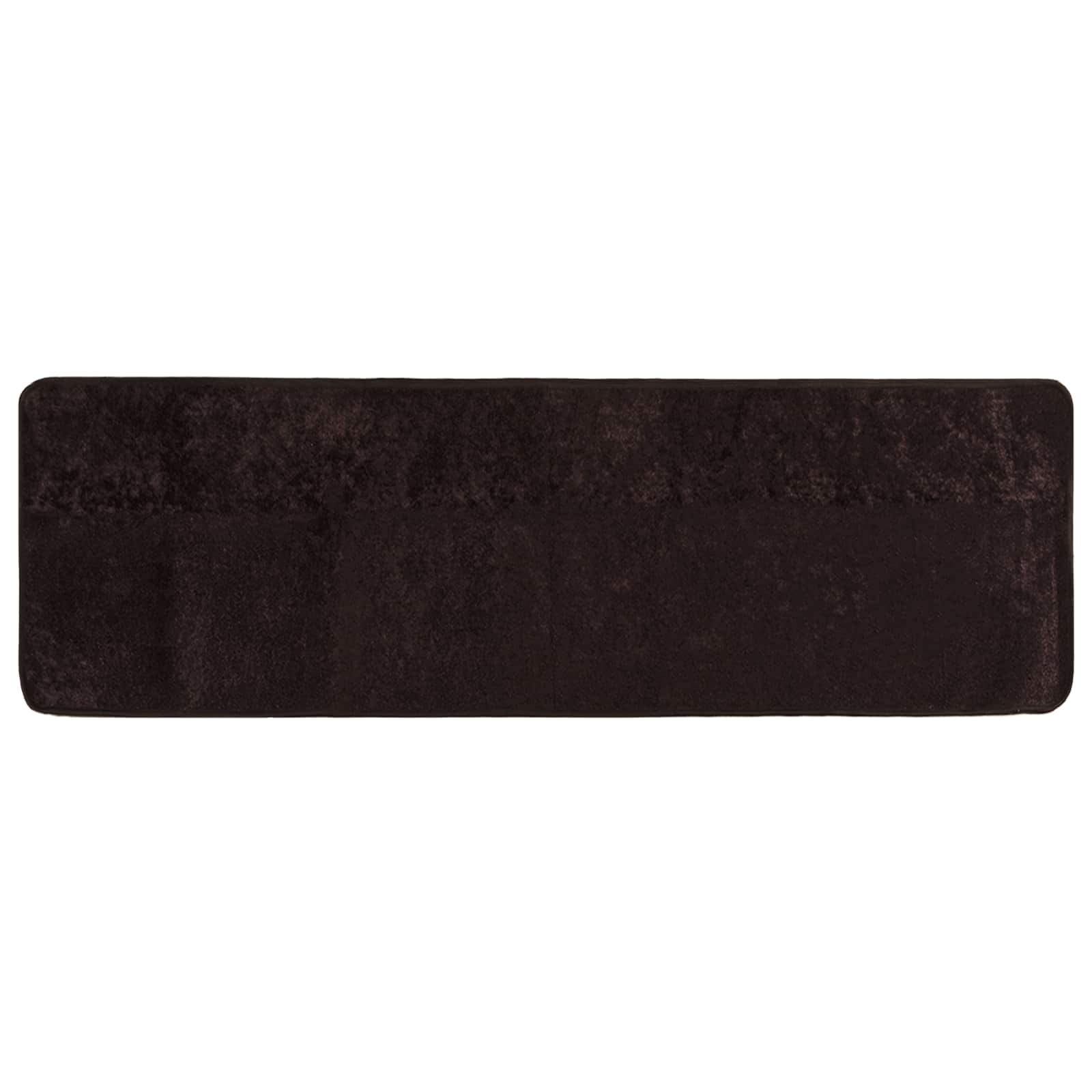 Passadeira marsa antracite 100 x 350 cm poliéster e PVC