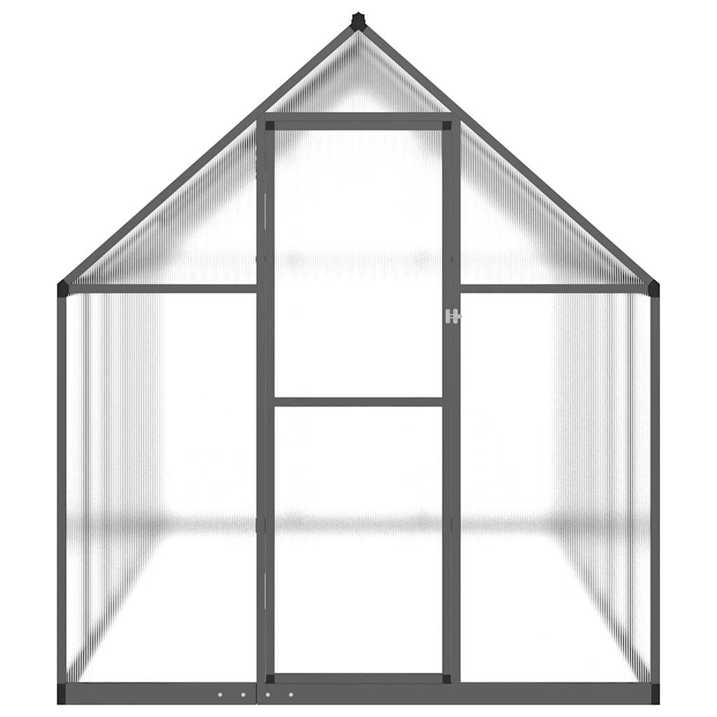Estufa com estrutura base 334x169x195 cm alumínio antracite