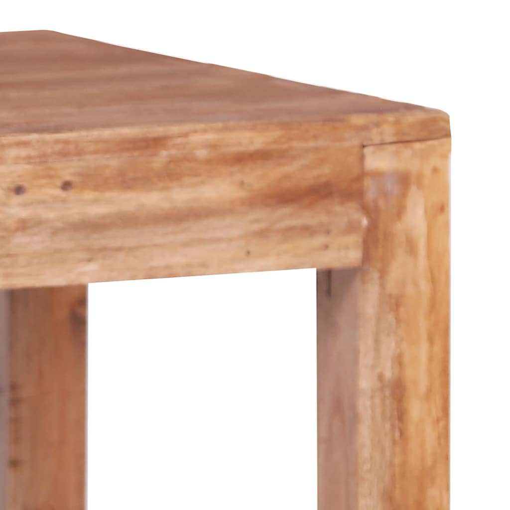 Mesa de centro 53x50x50 cm madeira de mogno maciça