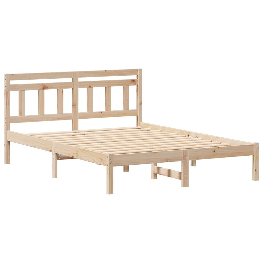 Estrutura da cama castanho 140 x 190 cm