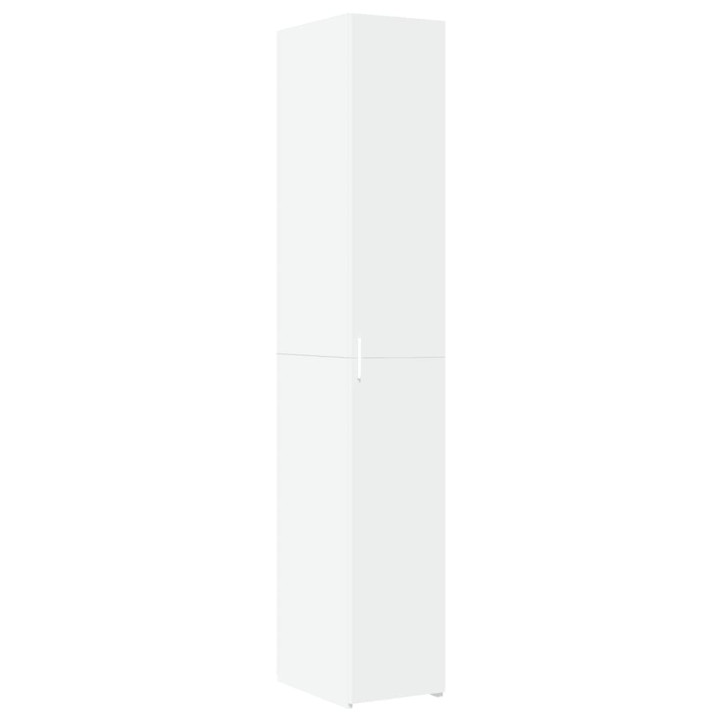Armário alto 30x42,5x185 cm derivados de madeira branco