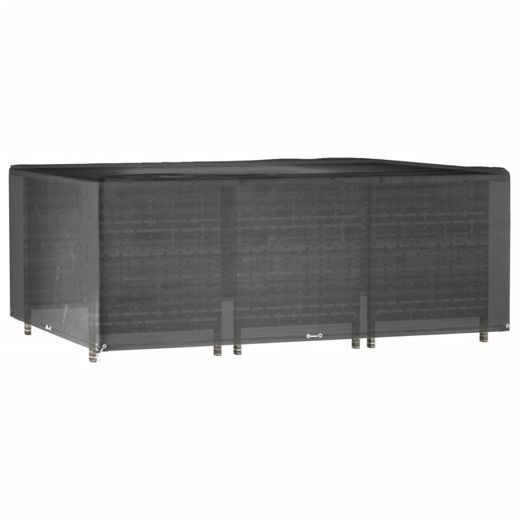 Capa p/ mobiliário de jardim 16 ilhós 278x204x105 cm retangular