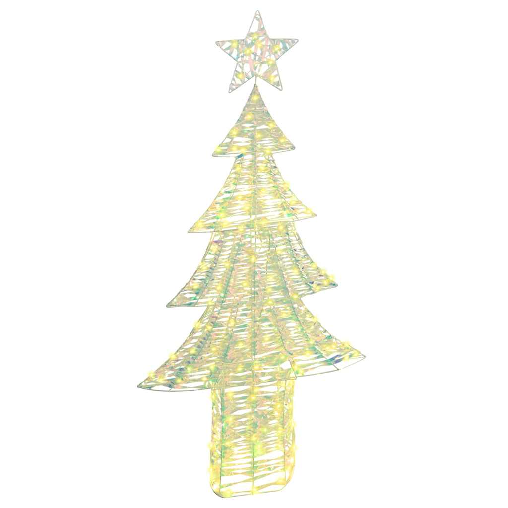 Árvore de natal com 240 leds branco quente 181 cm PET