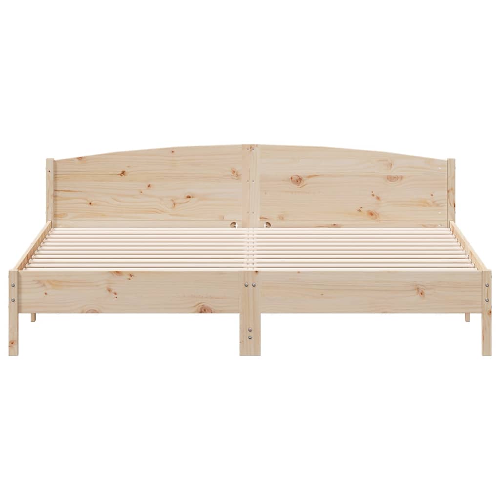 Cama sem colchão 180x200 cm madeira de pinho maciça