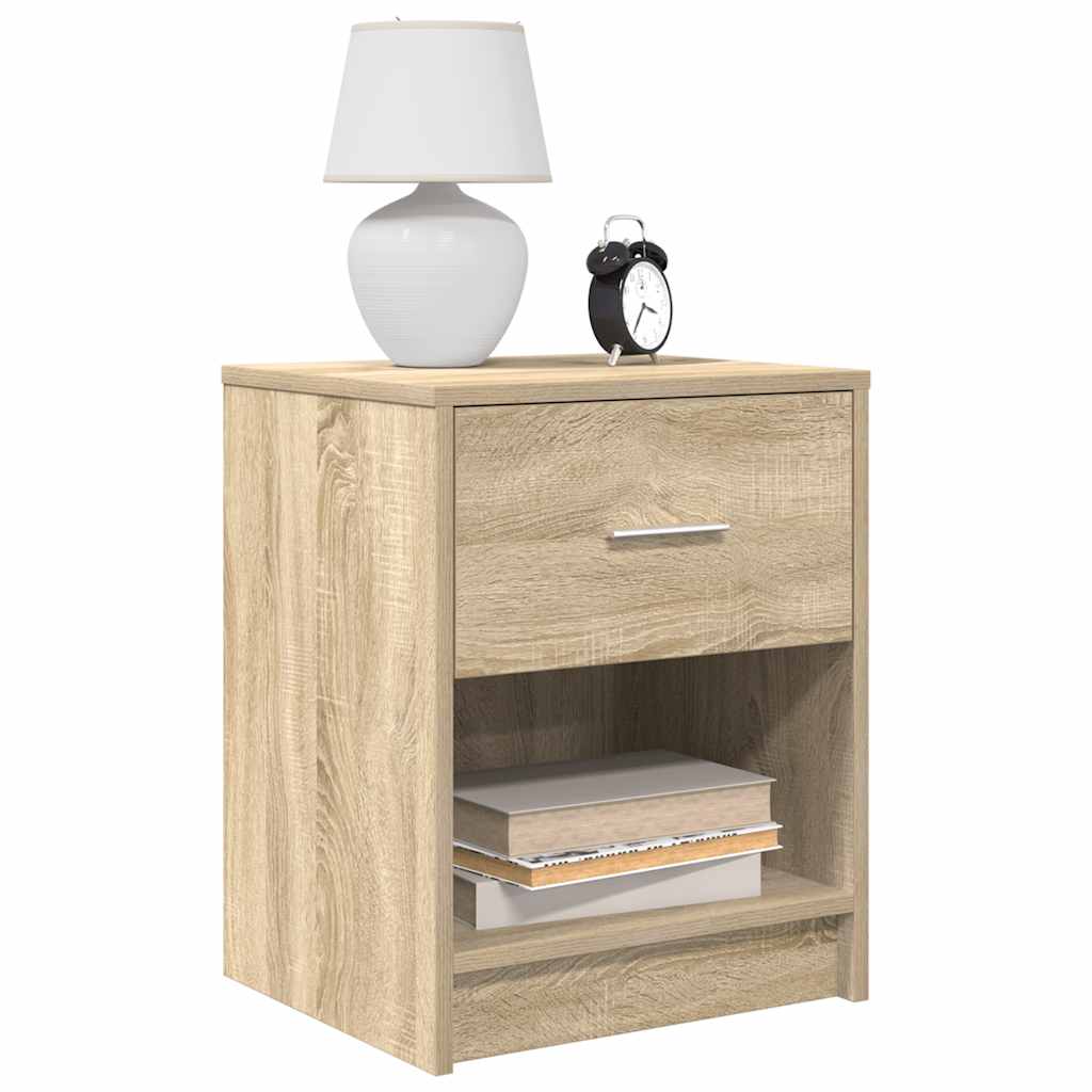 Mesas de cabeceira 2 pcs com gaveta 40x34x50 cm carvalho sonoma