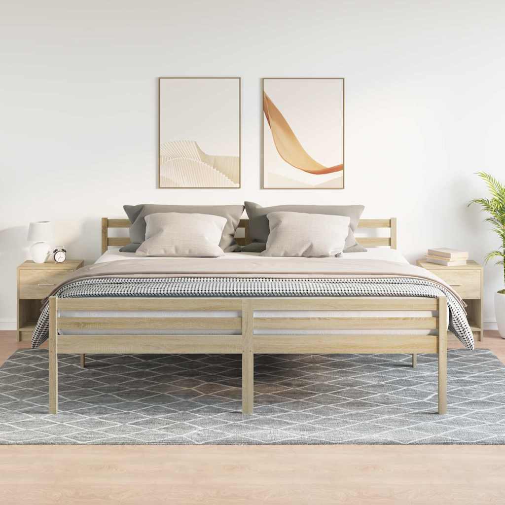 Mesas de cabeceira 2 pcs com gaveta 40x34x50 cm carvalho sonoma