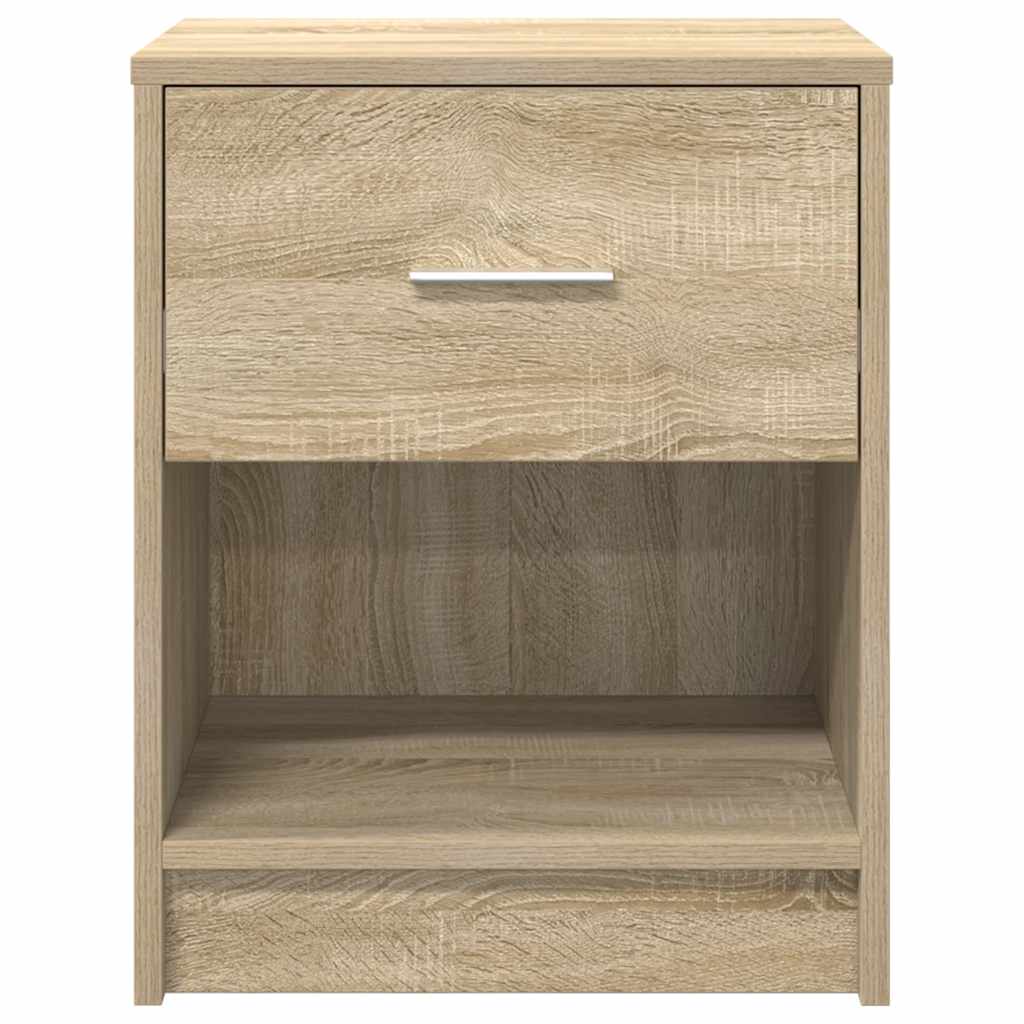 Mesas de cabeceira 2 pcs com gaveta 40x34x50 cm carvalho sonoma