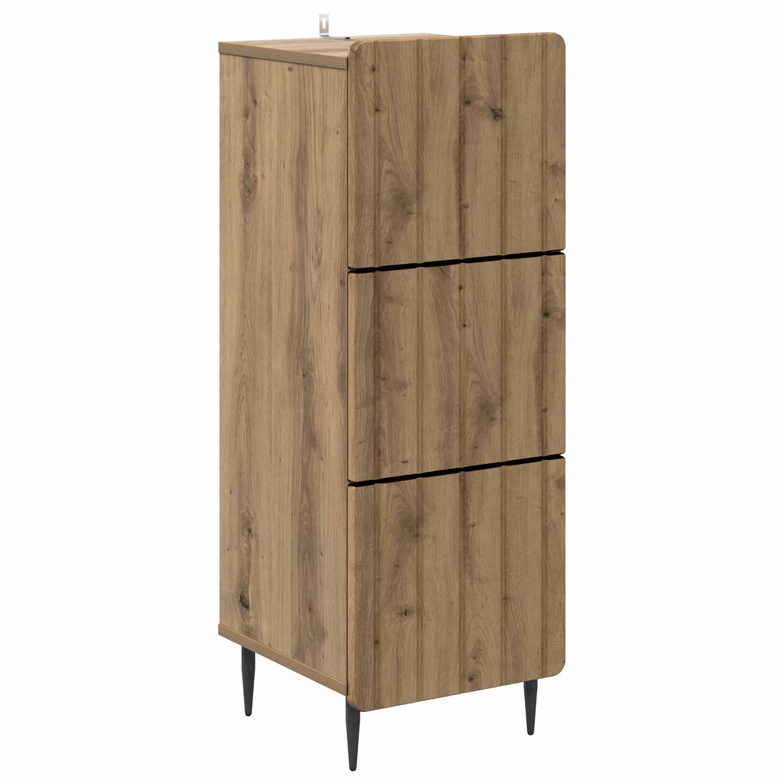 Gabinete de gavetas 33 x 34,5 x 92 cm derivados de madeira