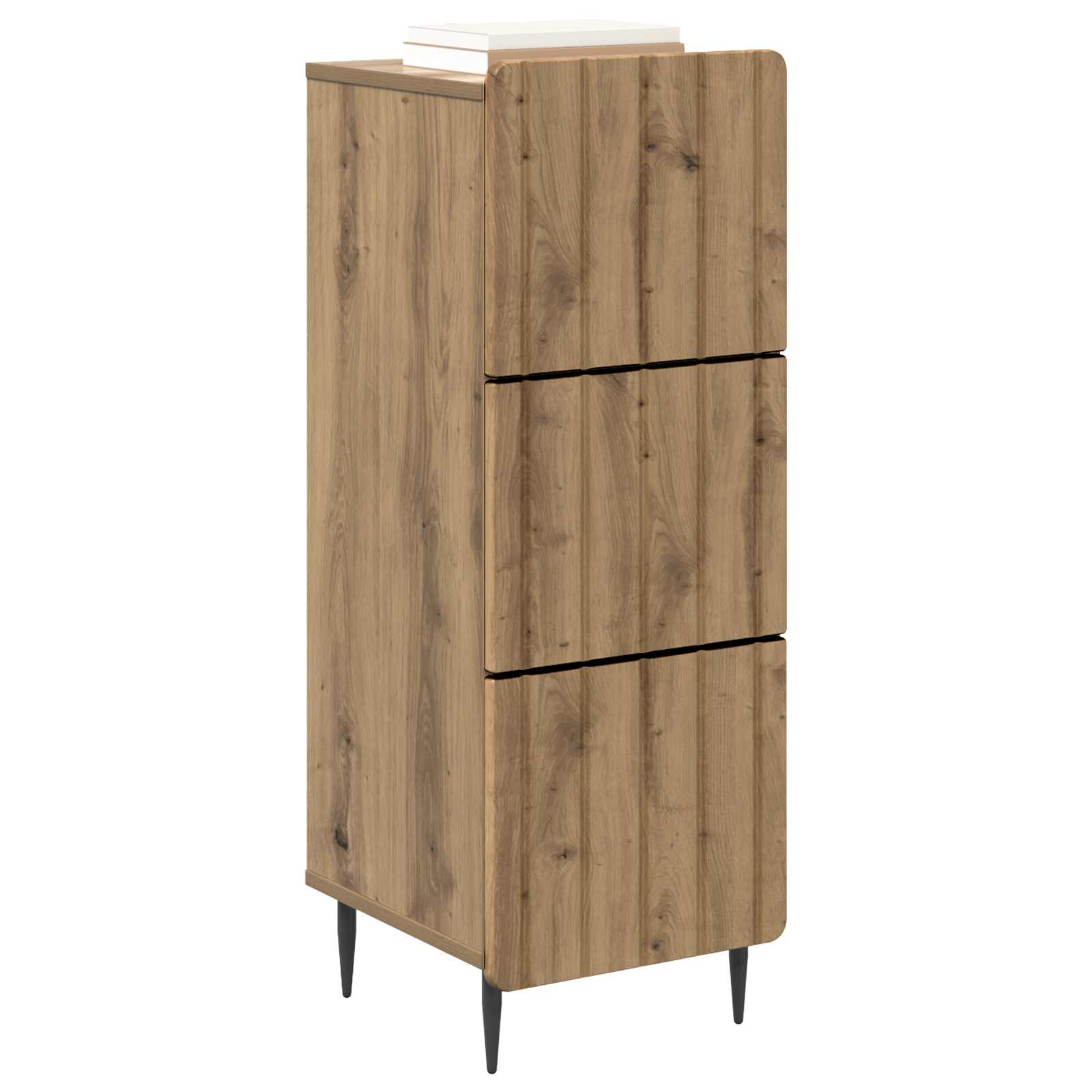 Gabinete de gavetas 33 x 34,5 x 92 cm derivados de madeira