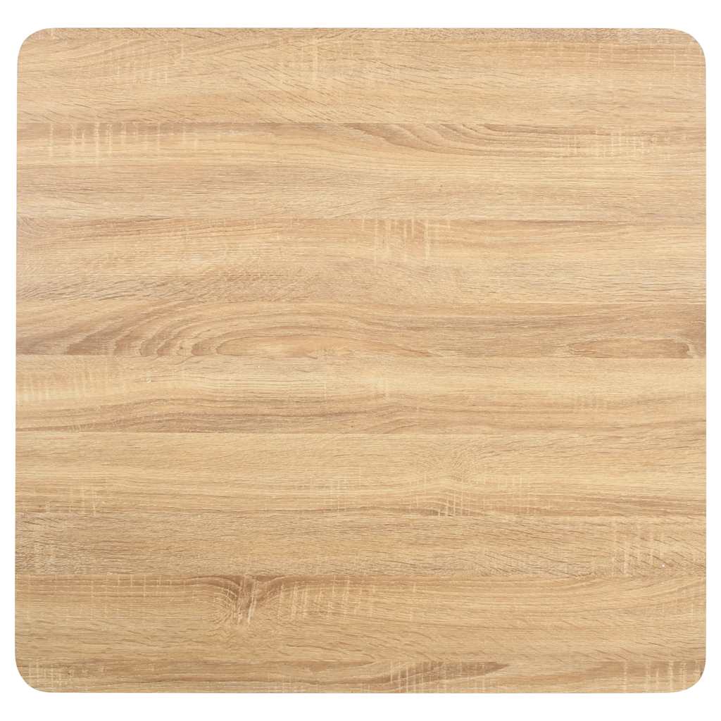 Mesa bistrô 80x80 cm MDF castanho-claro