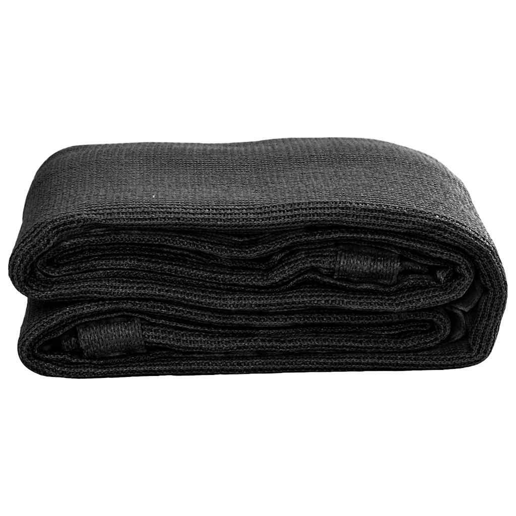 Tapete de campismo para tenda pead 400x400 cm preto