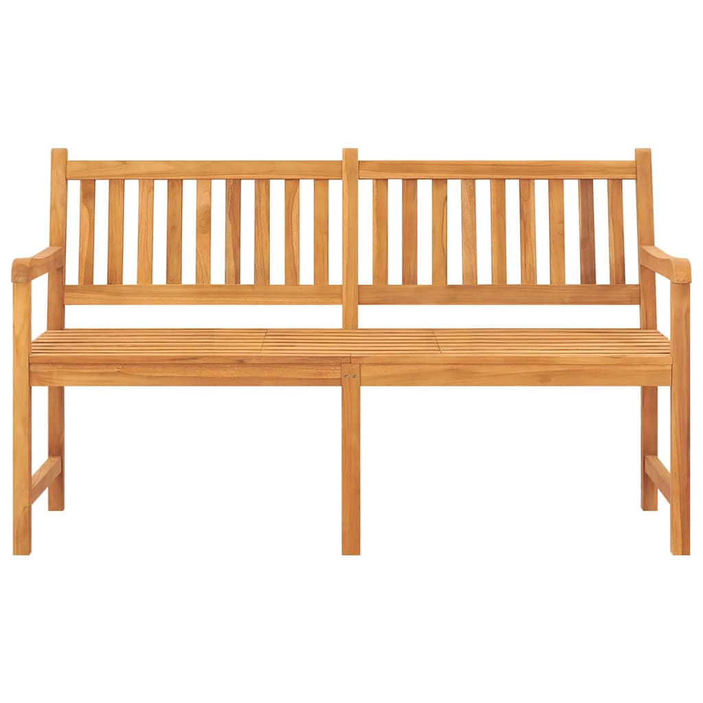 Banco de jardim 3 lugares c/ mesa 150 cm madeira de teca maciça