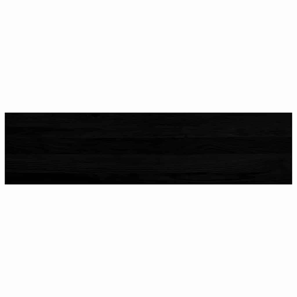 Tapetes de escada 2 pcs 100x25x2 cm carvalho castanho-preto