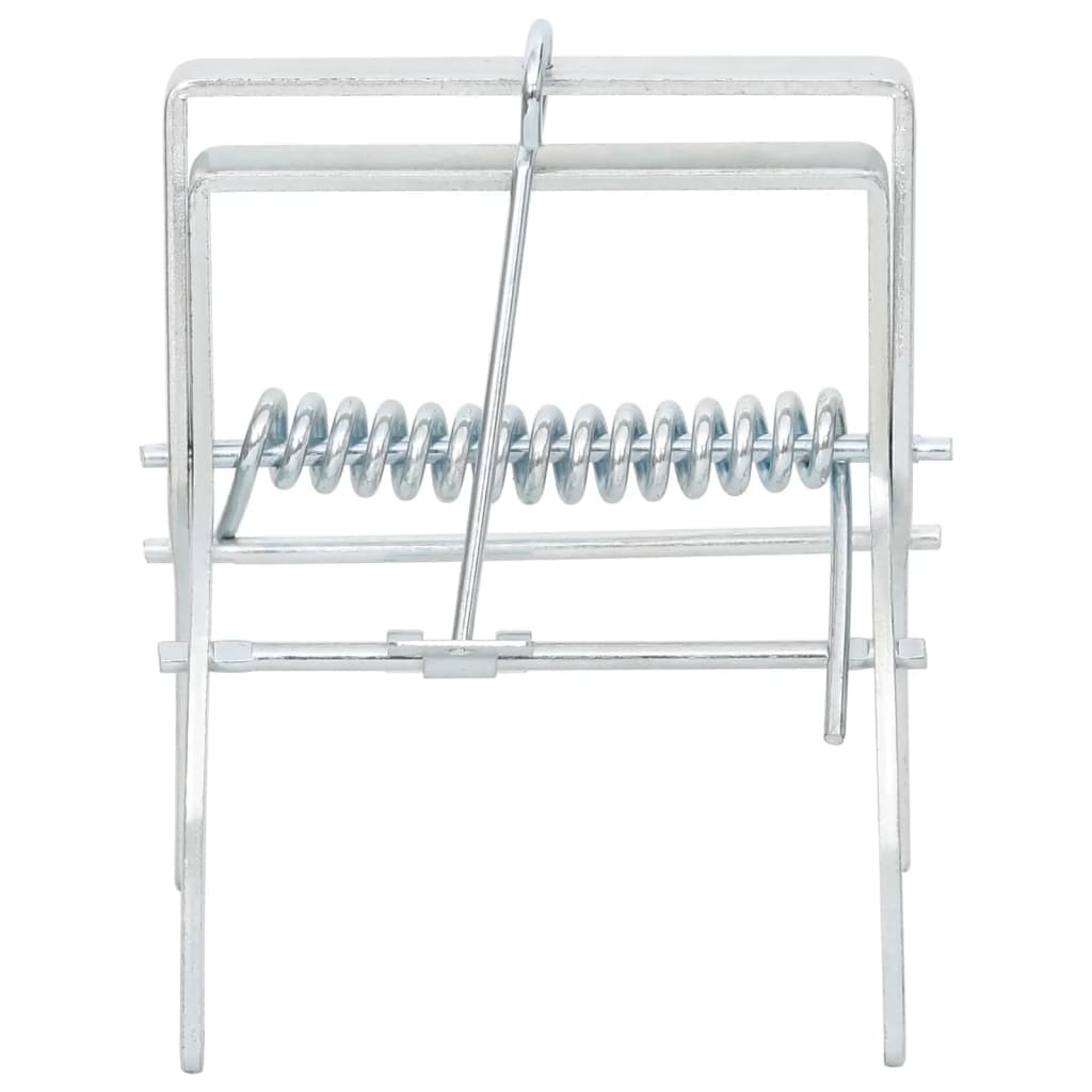 Armadilhas para toupeiras 10 pcs aço galvanizado prateado