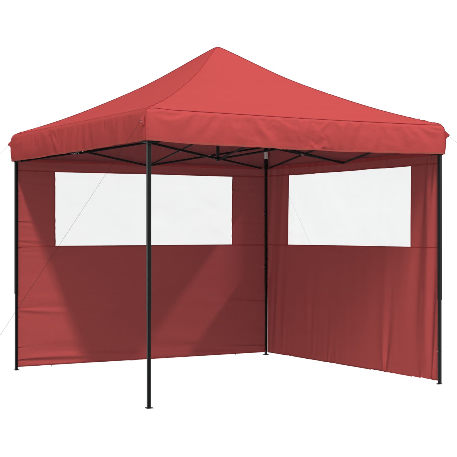 Tenda de festa borgonha 292 x 292 x 315 cm tecido oxford