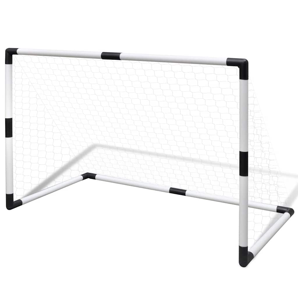 Conjunto de mini balizas de futebol para criança 2 pcs 91,5x48x61 cm