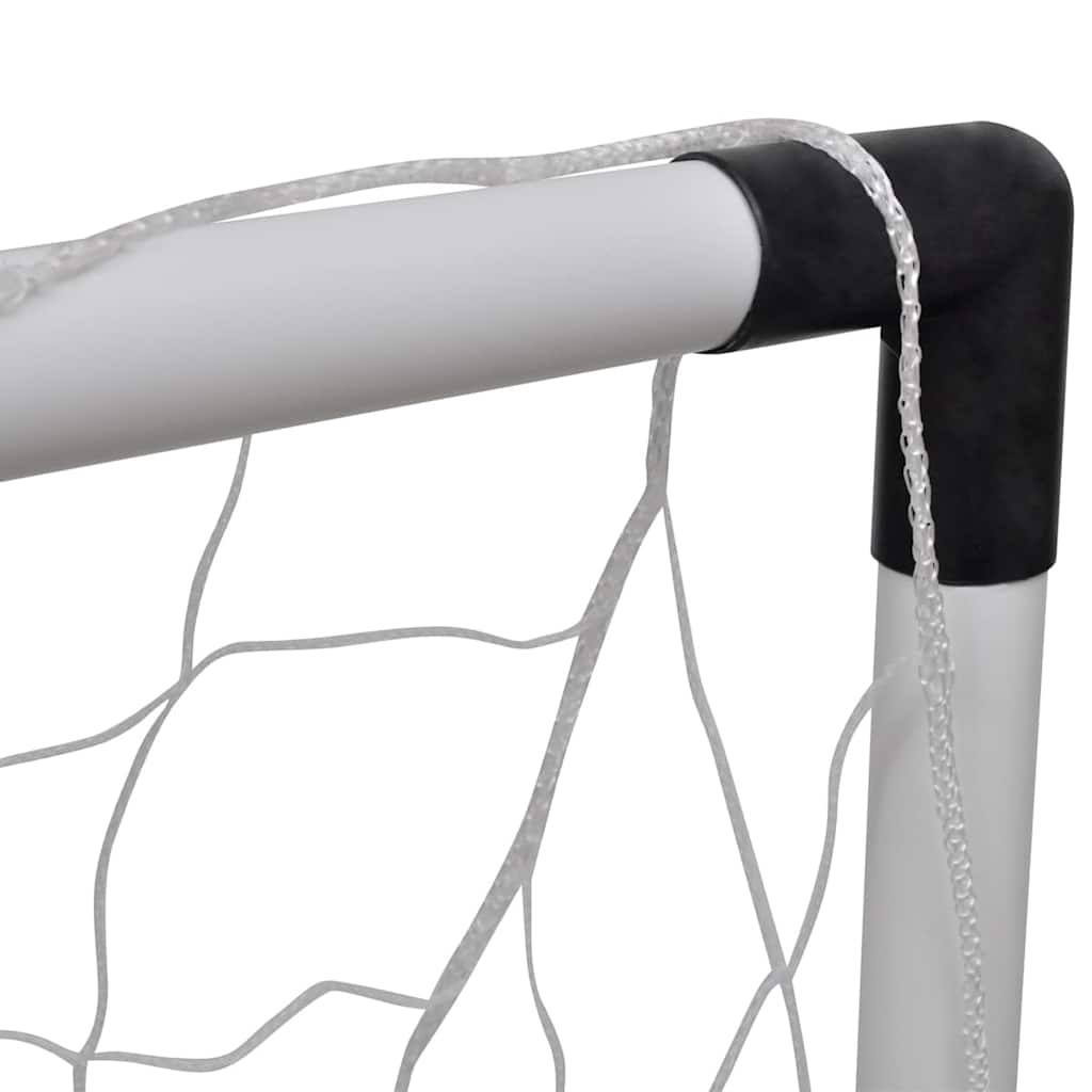 Conjunto de mini balizas de futebol para criança 2 pcs 91,5x48x61 cm