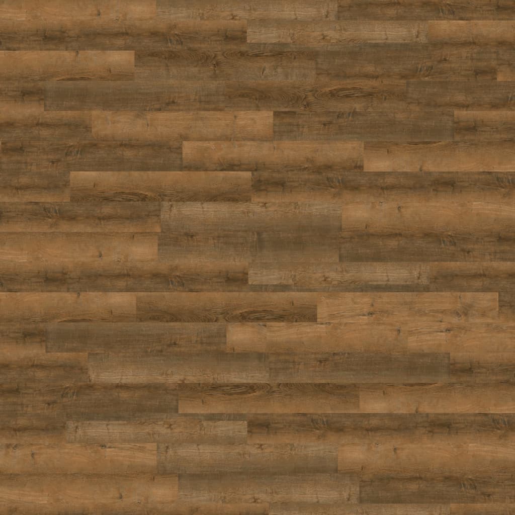 Painel de parede c/ aspeto de madeira 4,12 m² PVC castanho