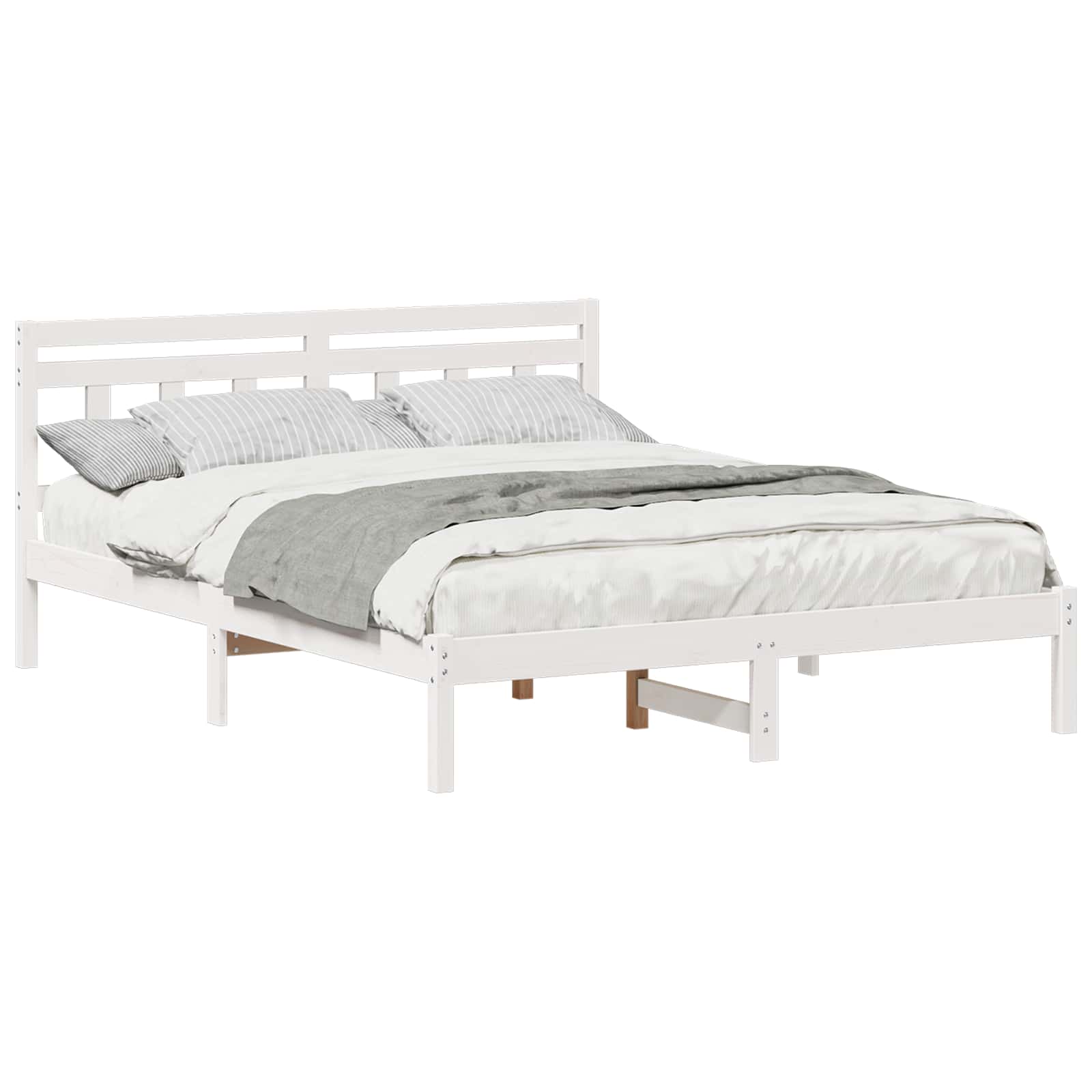 Estrutura da cama branco 150 x 200 cm