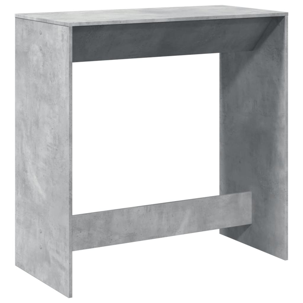 Mesa de bar 102x50x103,5 cm derivados madeira cinzento cimento