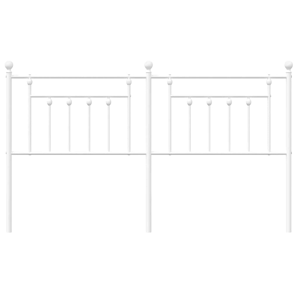 Cabeceira de substituição 180 cm metal branco