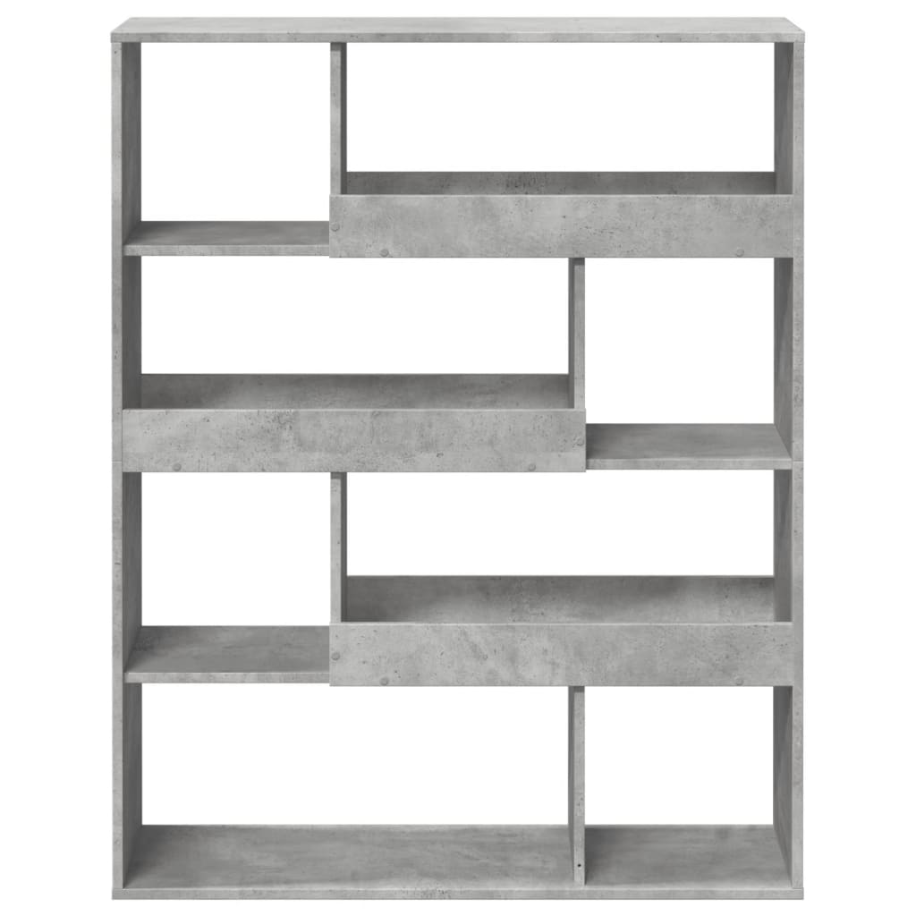 Estante 100x33x125,5 cm derivados de madeira cinzento cimento