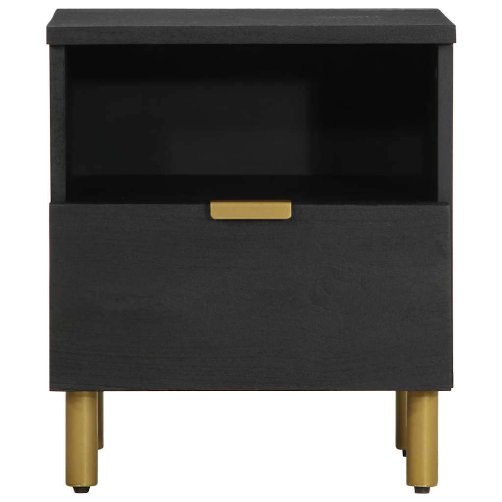 Mesa de cabeceira 40x33x46 cm derivados de madeira preto