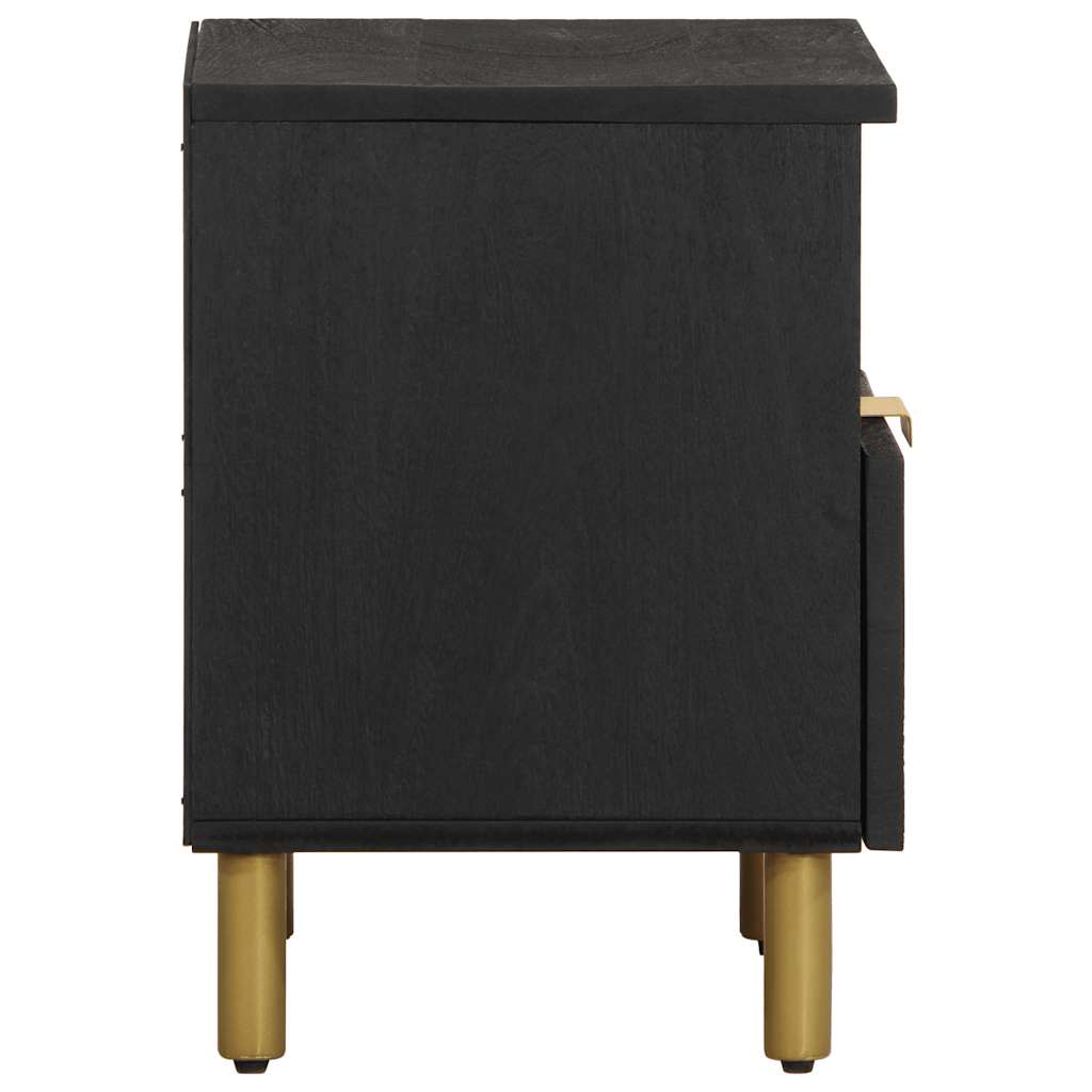 Mesa de cabeceira 40x33x46 cm derivados de madeira preto