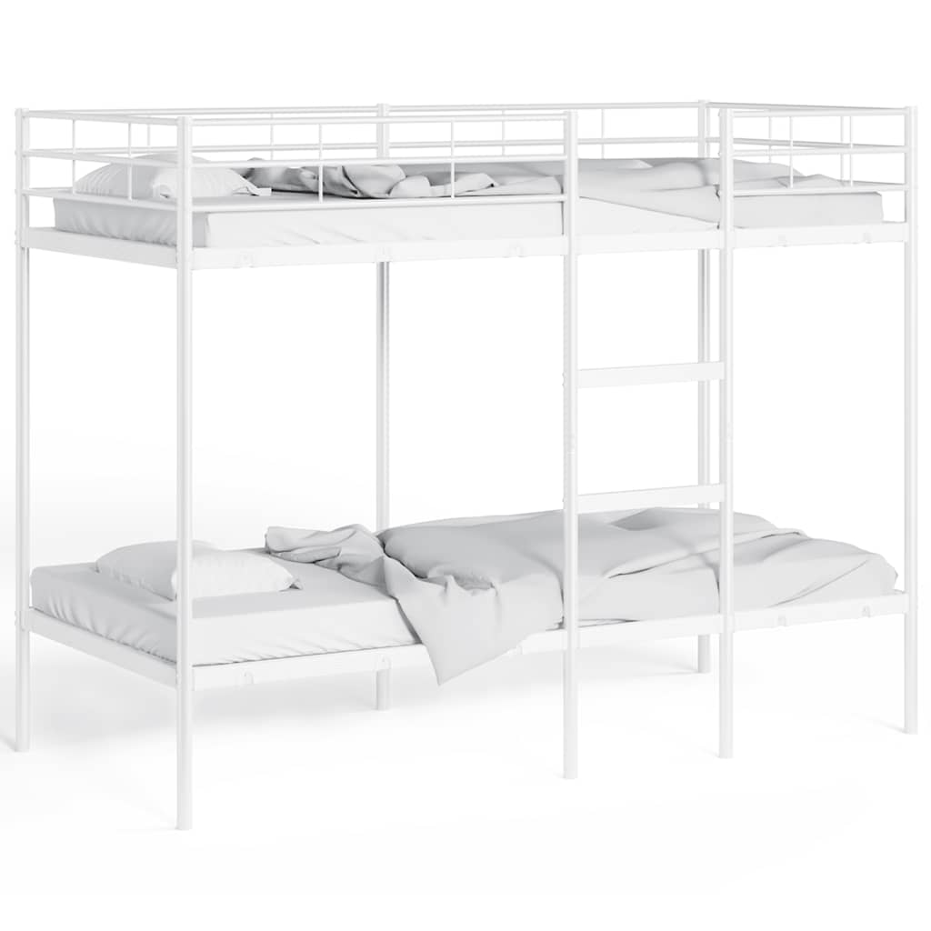 Beliche sem colchão 100x190 cm aço branco