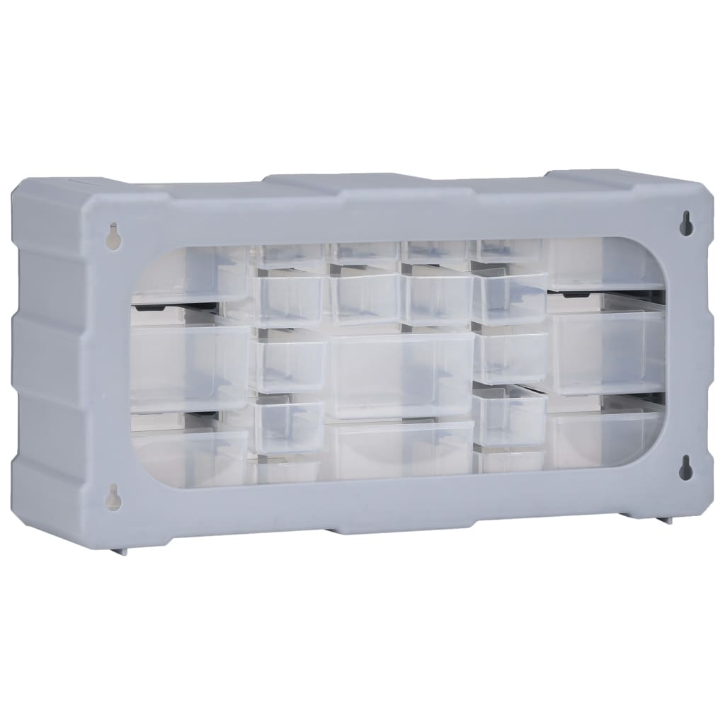Caixa organizadora com 22 gavetas 49x16x25,5 cm