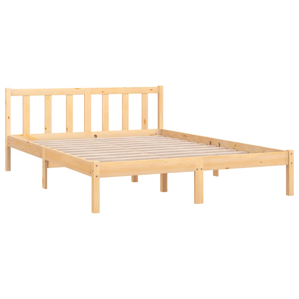 Estrutura de cama em pinho maciço 160x200 cm