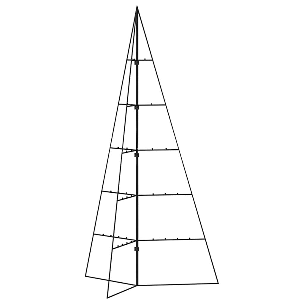 Árvore de natal para decoração 100 cm metal preto