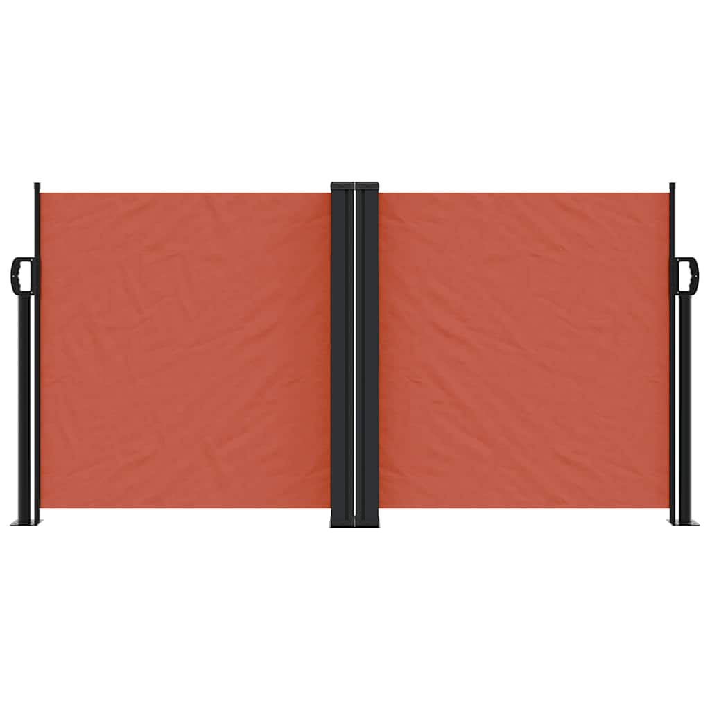 Toldo lateral retrátil 120x1000 cm terracotta