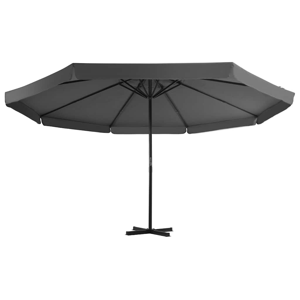 Guarda-sol de jardim com base portátil antracite