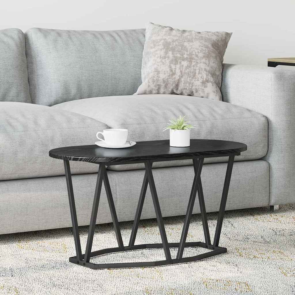 Mesa de centro carvalho preto 80 x 40 x 40.5 cm