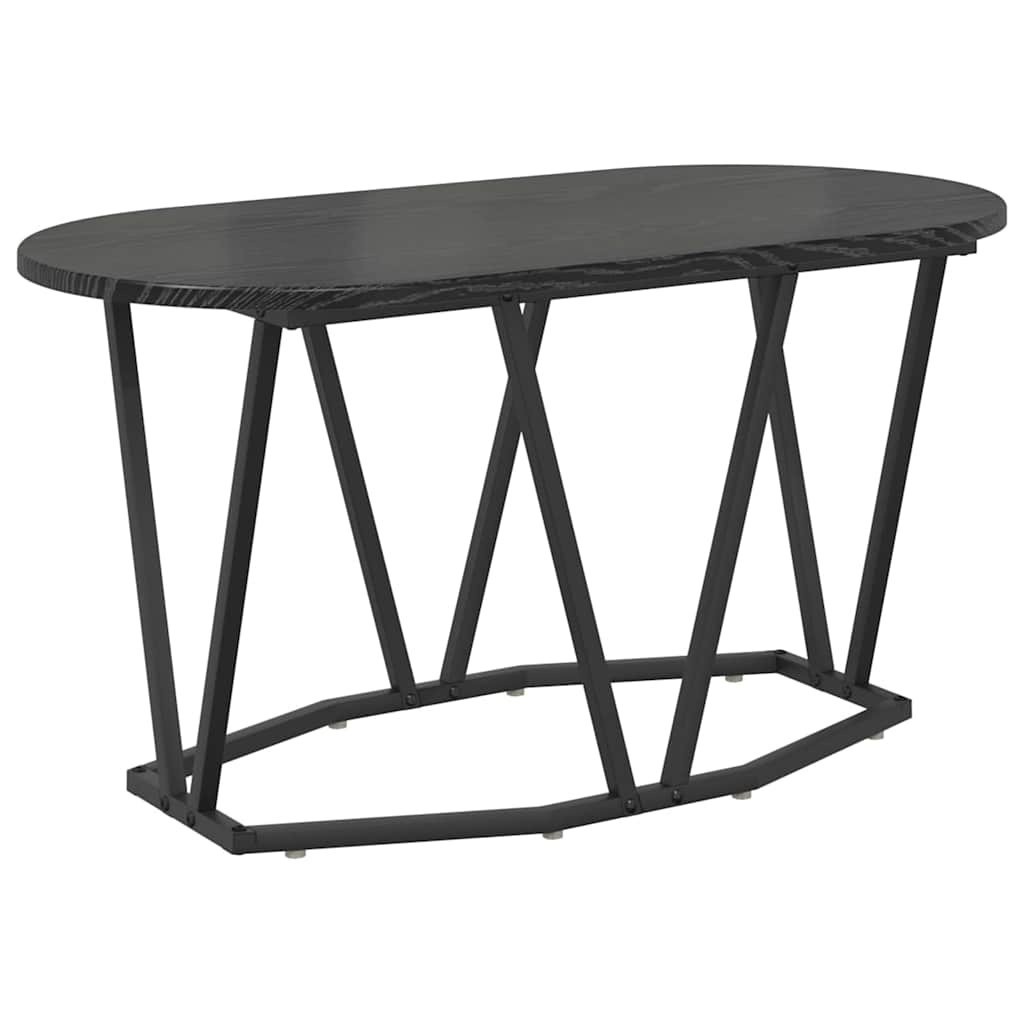 Mesa de centro carvalho preto 80 x 40 x 40.5 cm