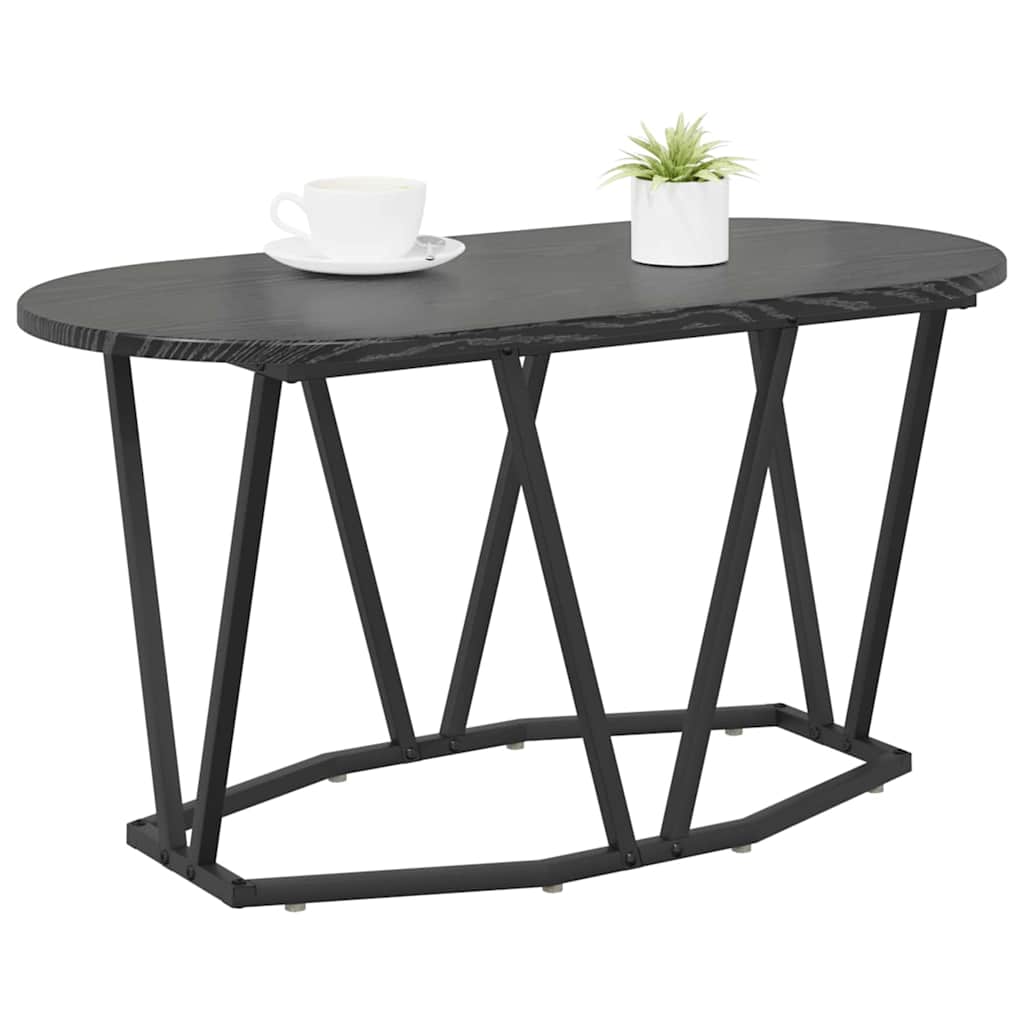 Mesa de centro carvalho preto 80 x 40 x 40.5 cm