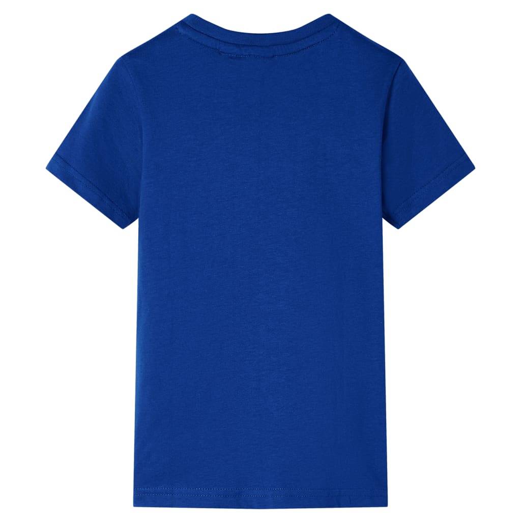 T-shirt para criança azul-escuro 128