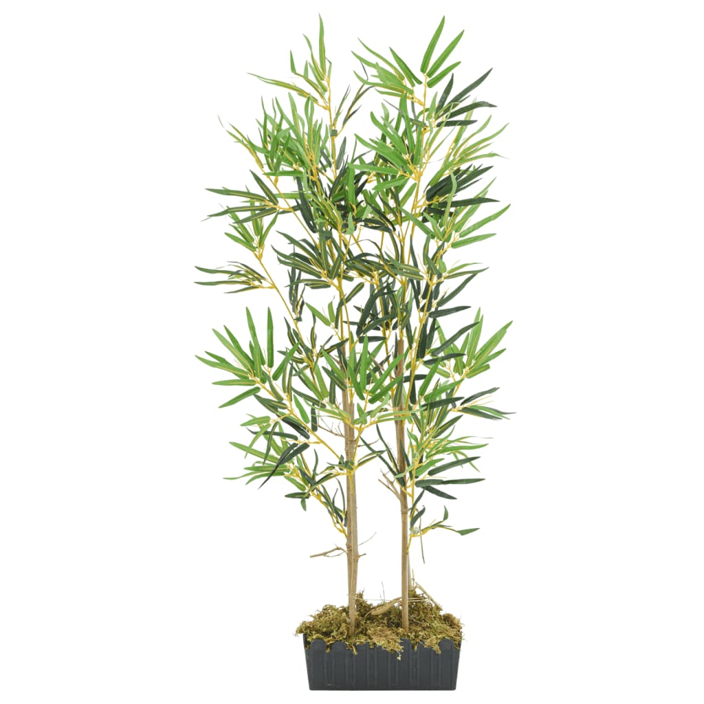 Árvore de bambu artificial 552 folhas 120 cm verde