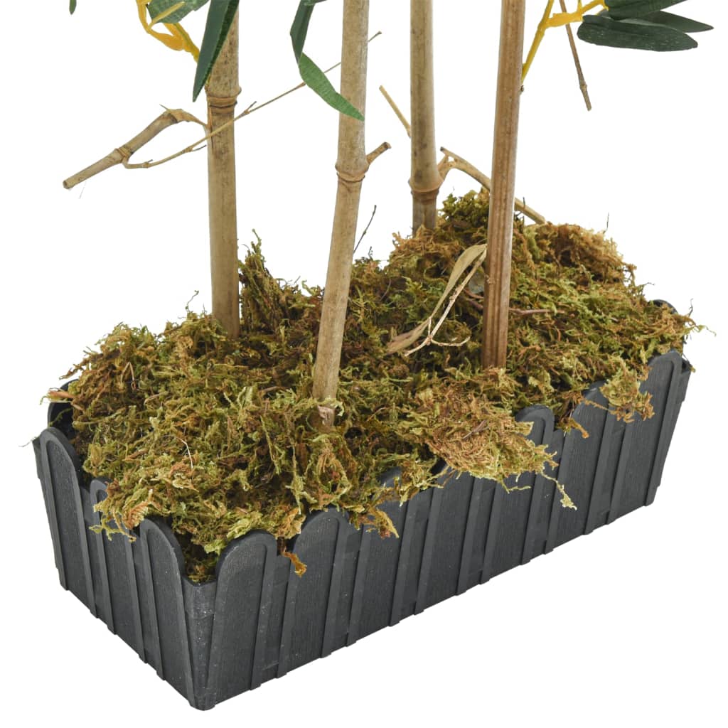 Árvore de bambu artificial 552 folhas 120 cm verde