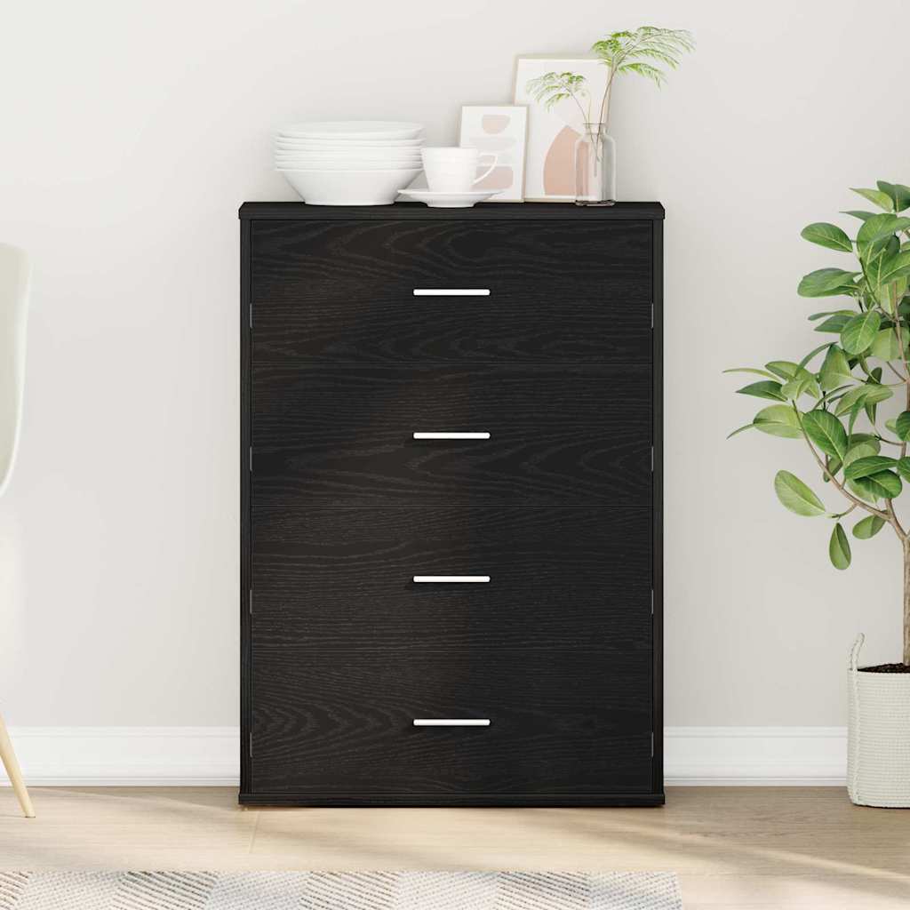Buffet carvalho preto 60 x 31 x 84 cm derivados de madeira