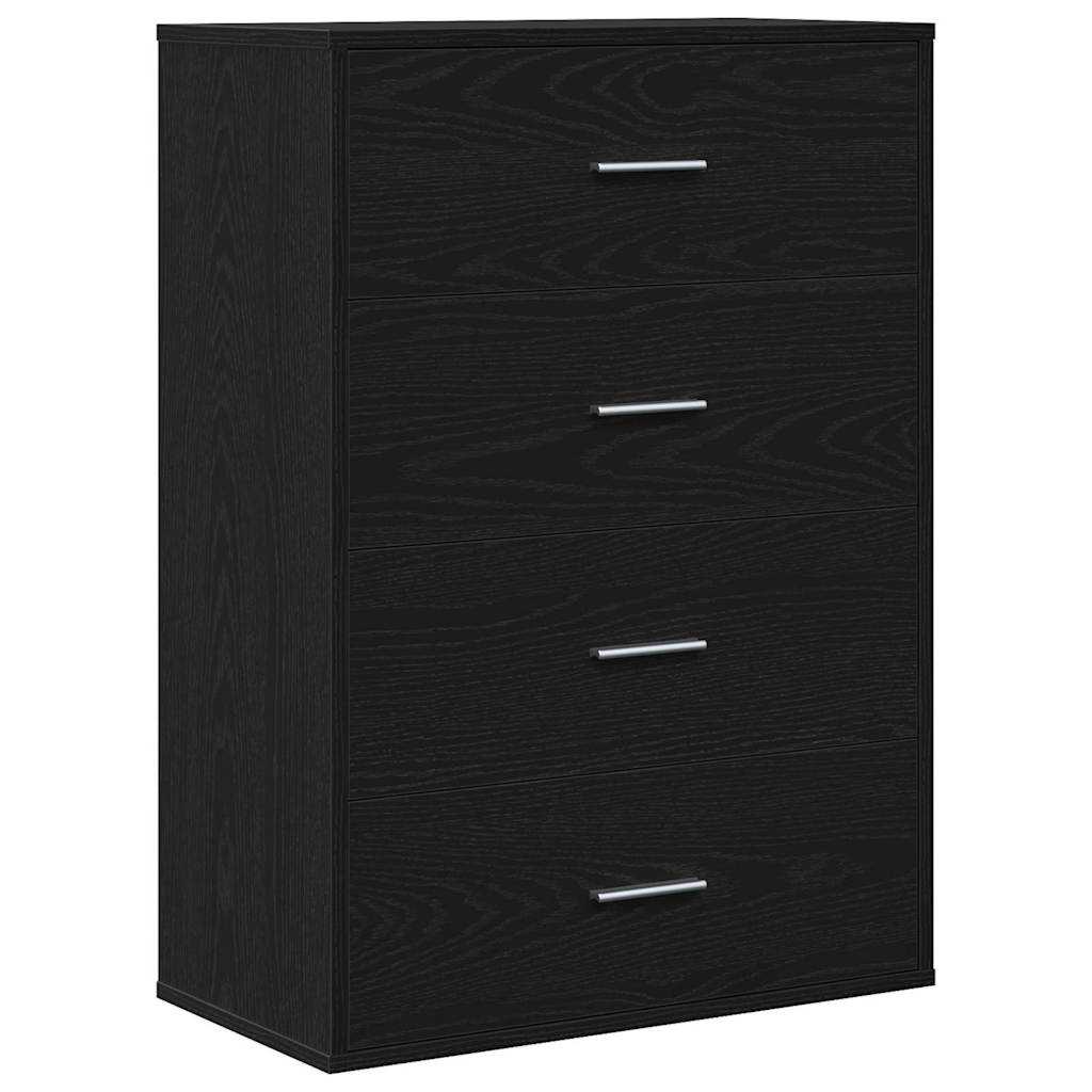 Buffet carvalho preto 60 x 31 x 84 cm derivados de madeira